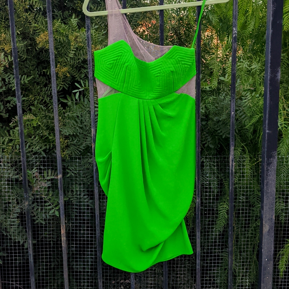 BCBG one shoulder dress